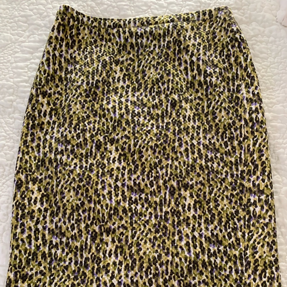 Leopard Print Pencil Skirt